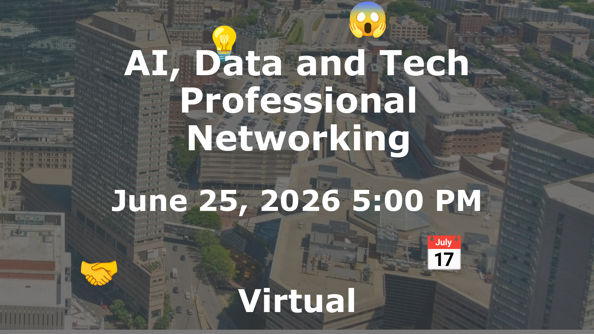 AI, Data and Tech Professional Networking event image